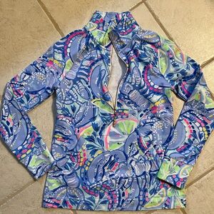Lilly Pulitzer Womens XS Skipper Popover UPF 50